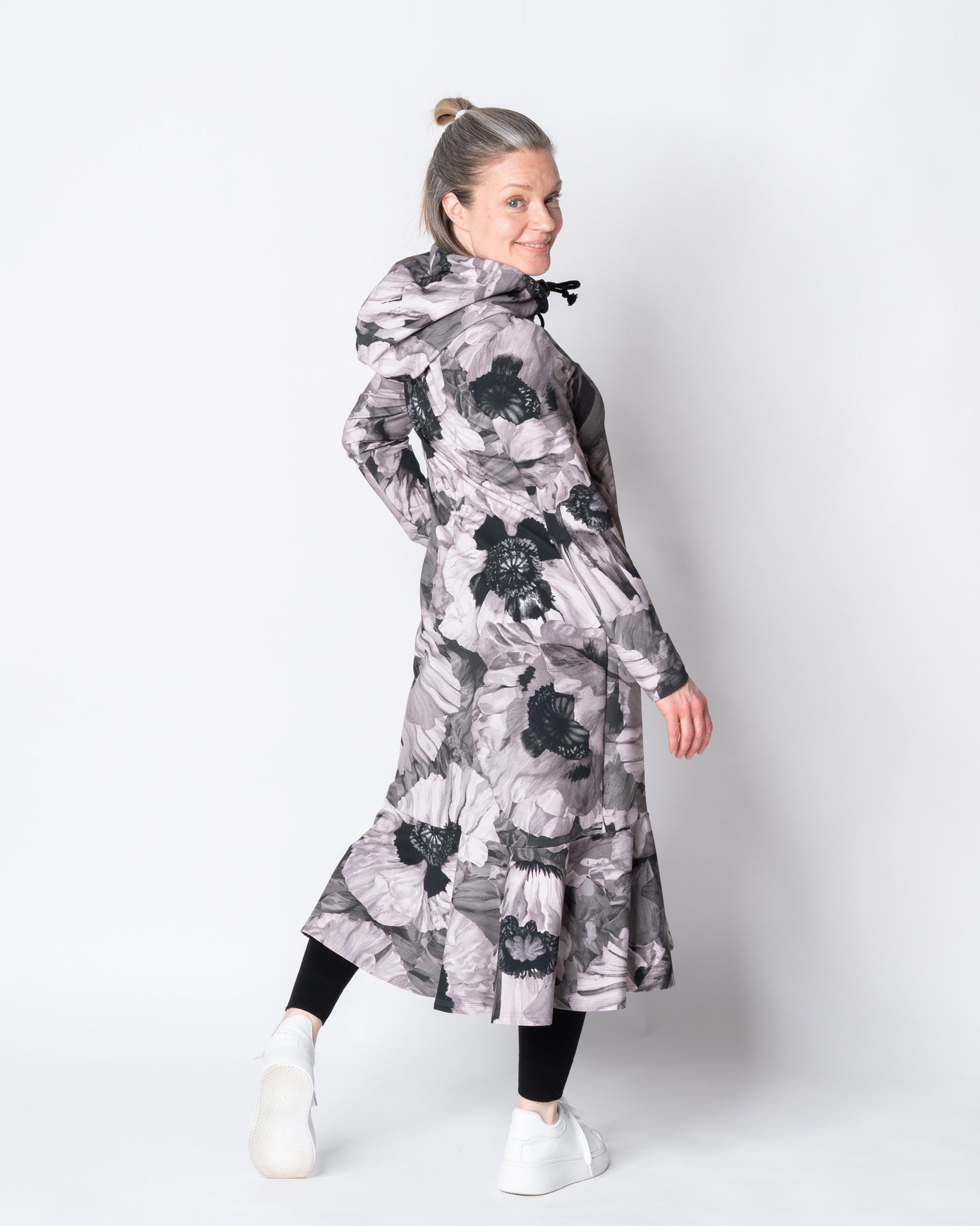 HULMU hoodie, Tuulenkukka - tuhka