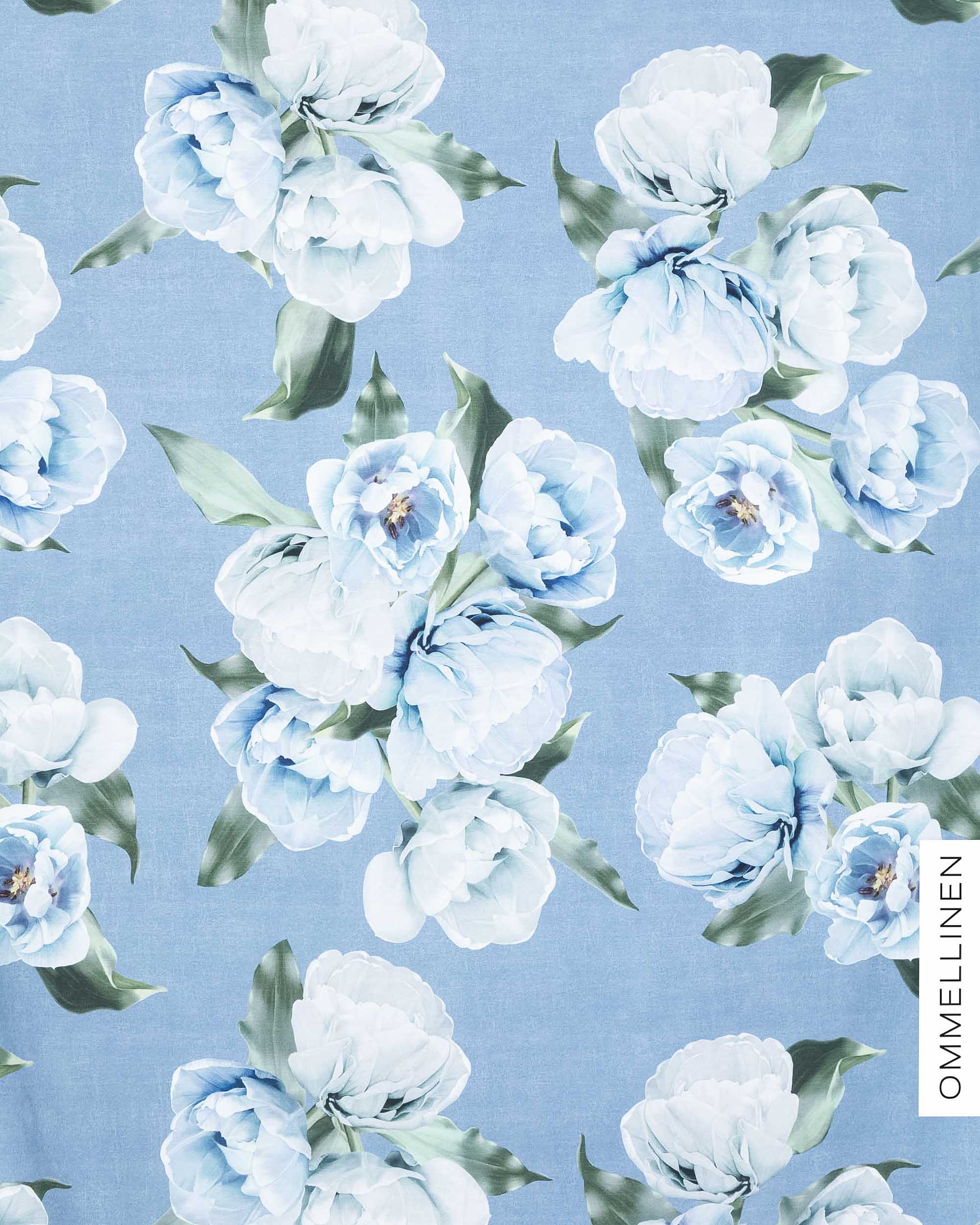 Jersey - PRE-CUT, La Belle continuous - light blue