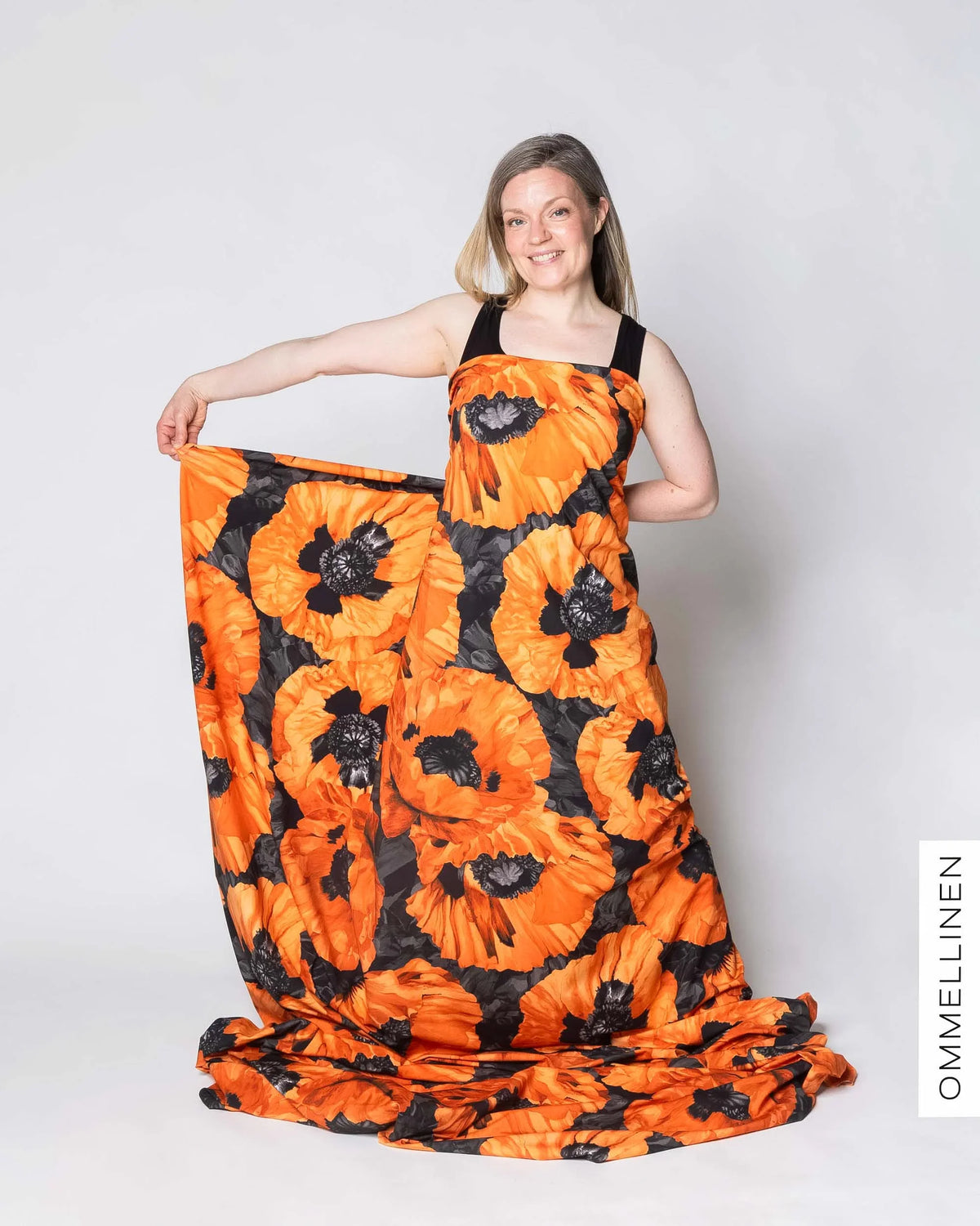 Jersey - PRE-CUT, Tuulenkukka - orange