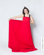 Punto knit - PRE-CUT, bright red