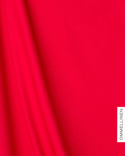 Punto knit, bright red