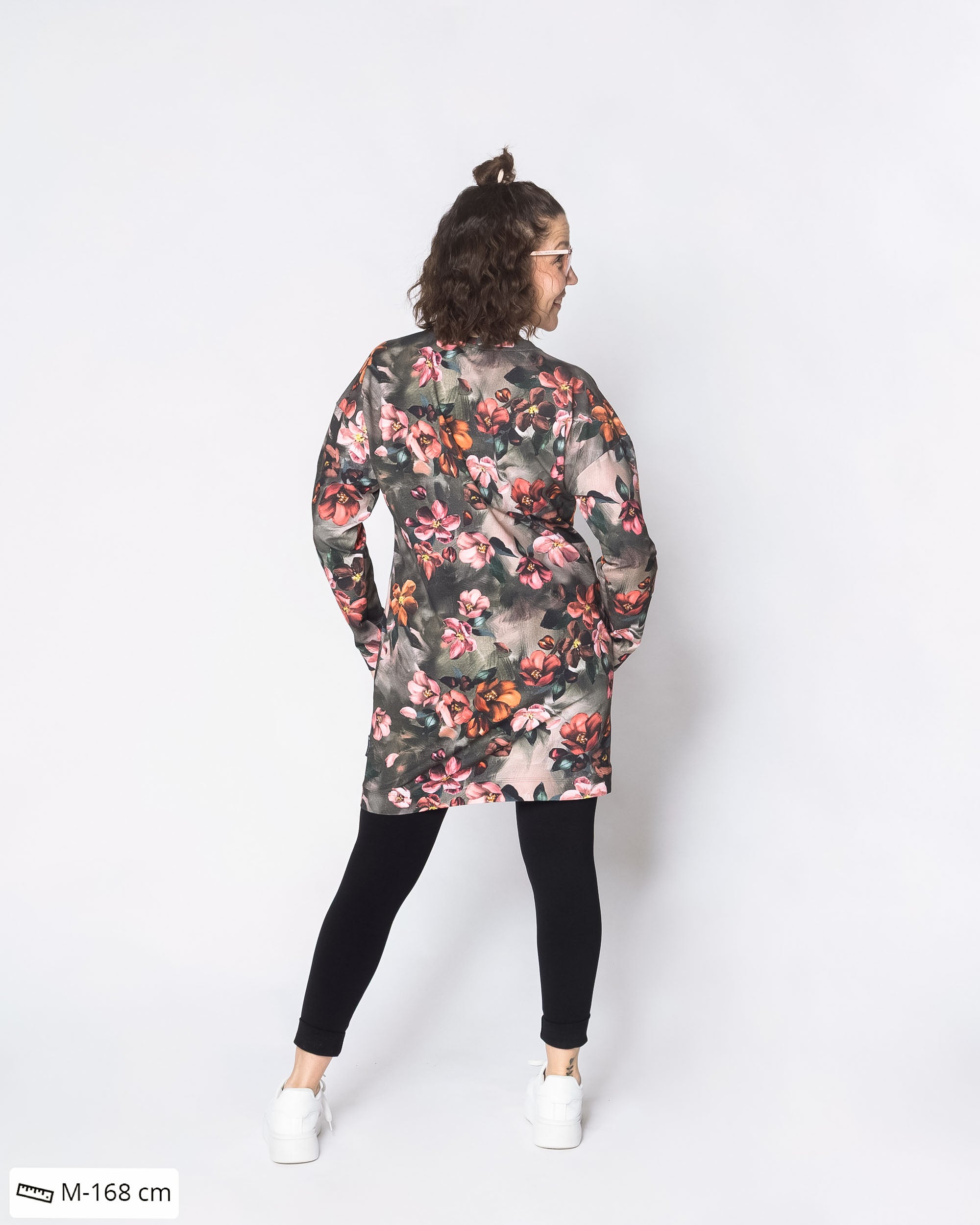 LEMPI tunic, Omenankukkia - copper