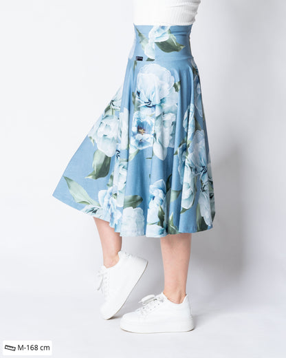 WHOOPS! BELL skirt, La Belle continuous - light blue - M