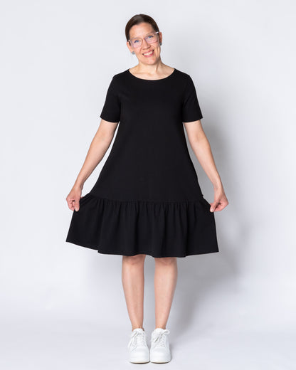 FRILLA dress - short, black