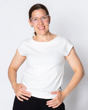WHOOPS! LEMPI t-shirt, white - L