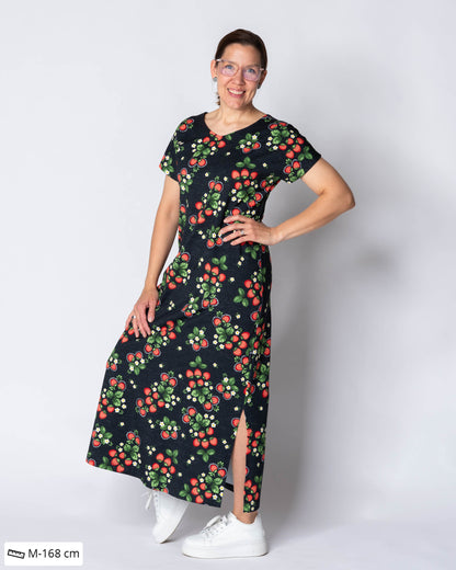 RENTO dress, Mansikka - black