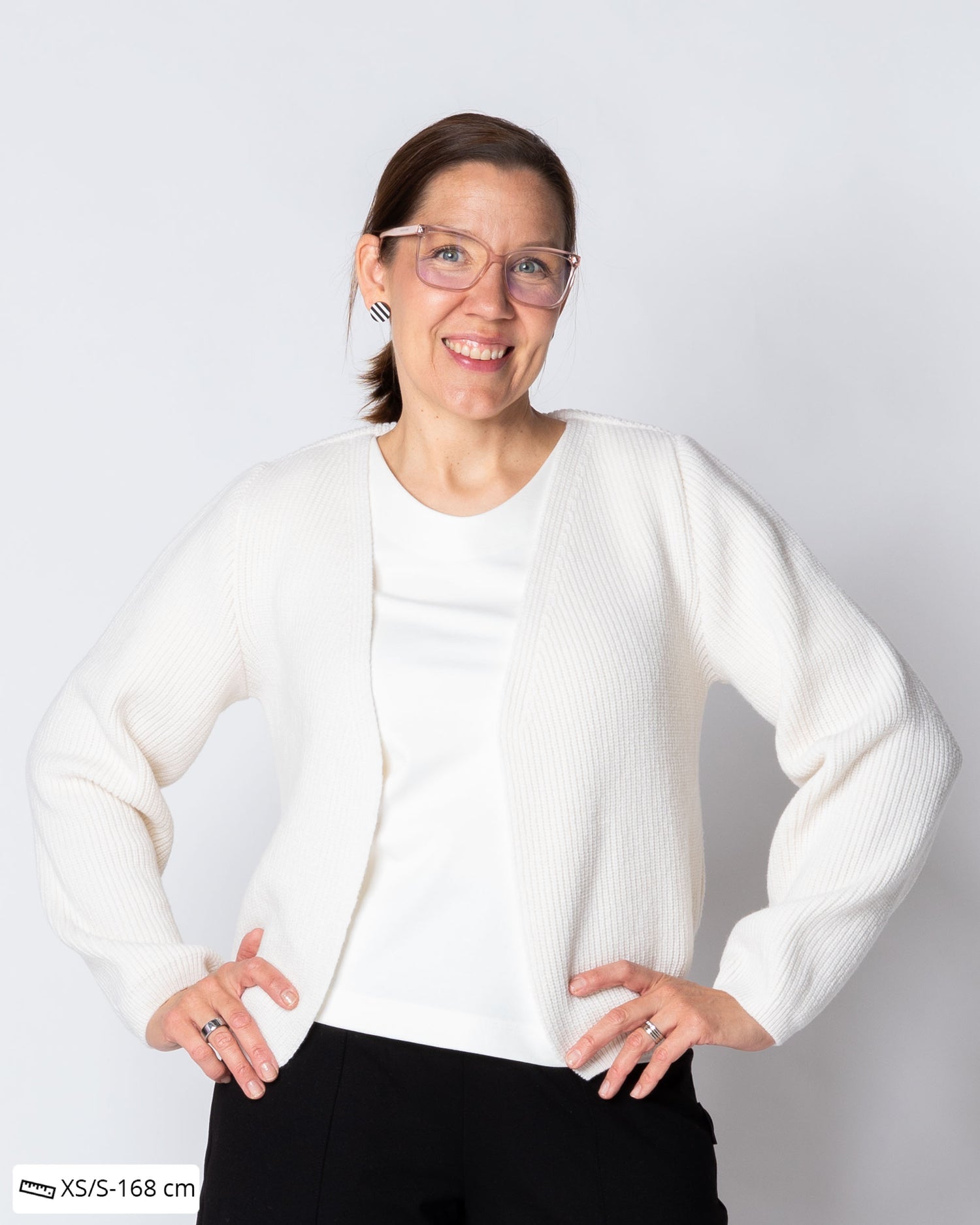 NEULE cardigan - merino, off-white