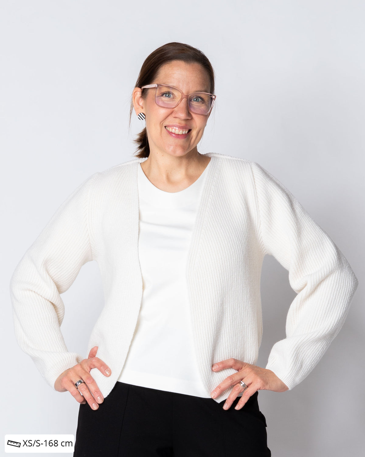 NEULE cardigan - merino, off-white