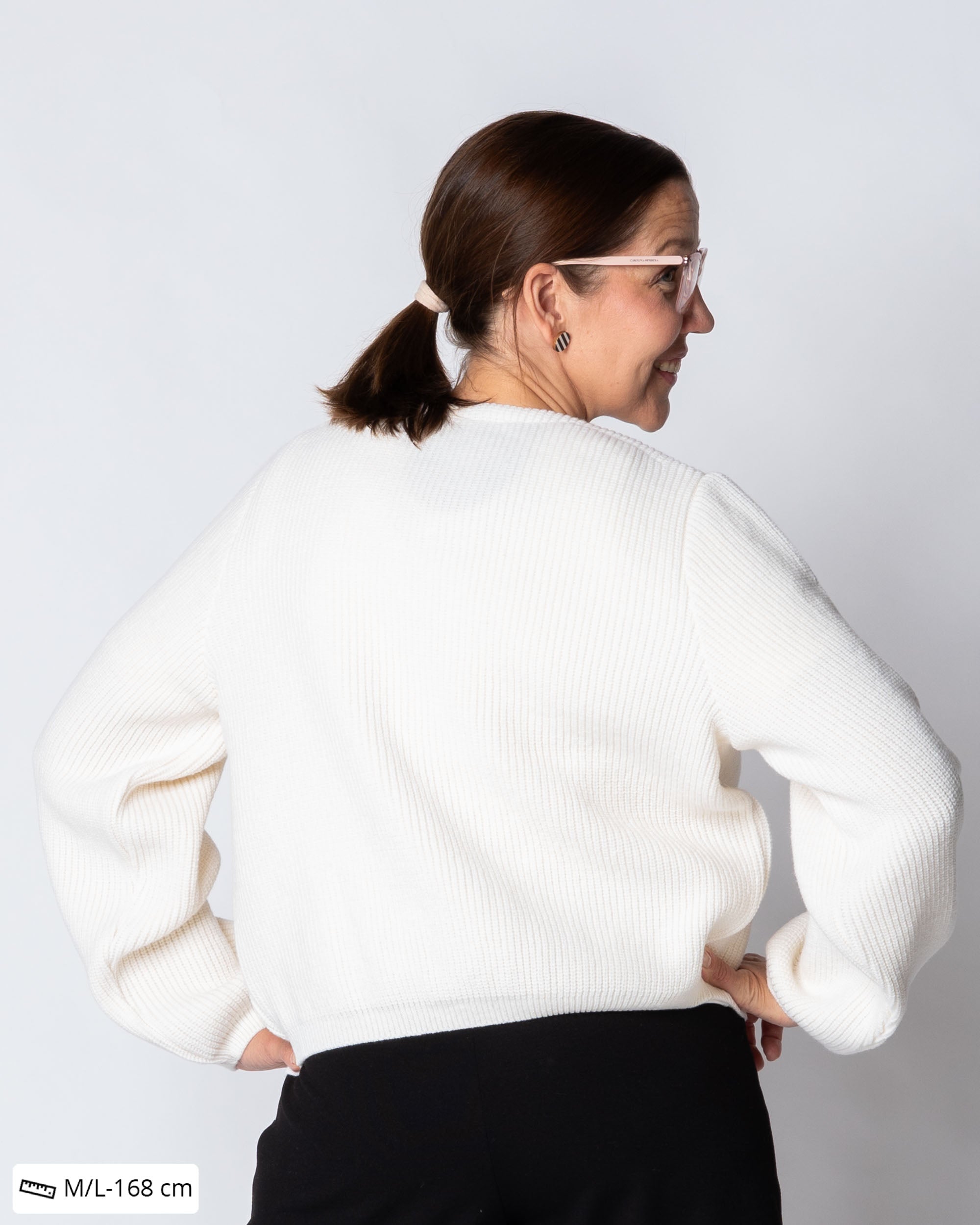 NEULE cardigan - merino, off-white