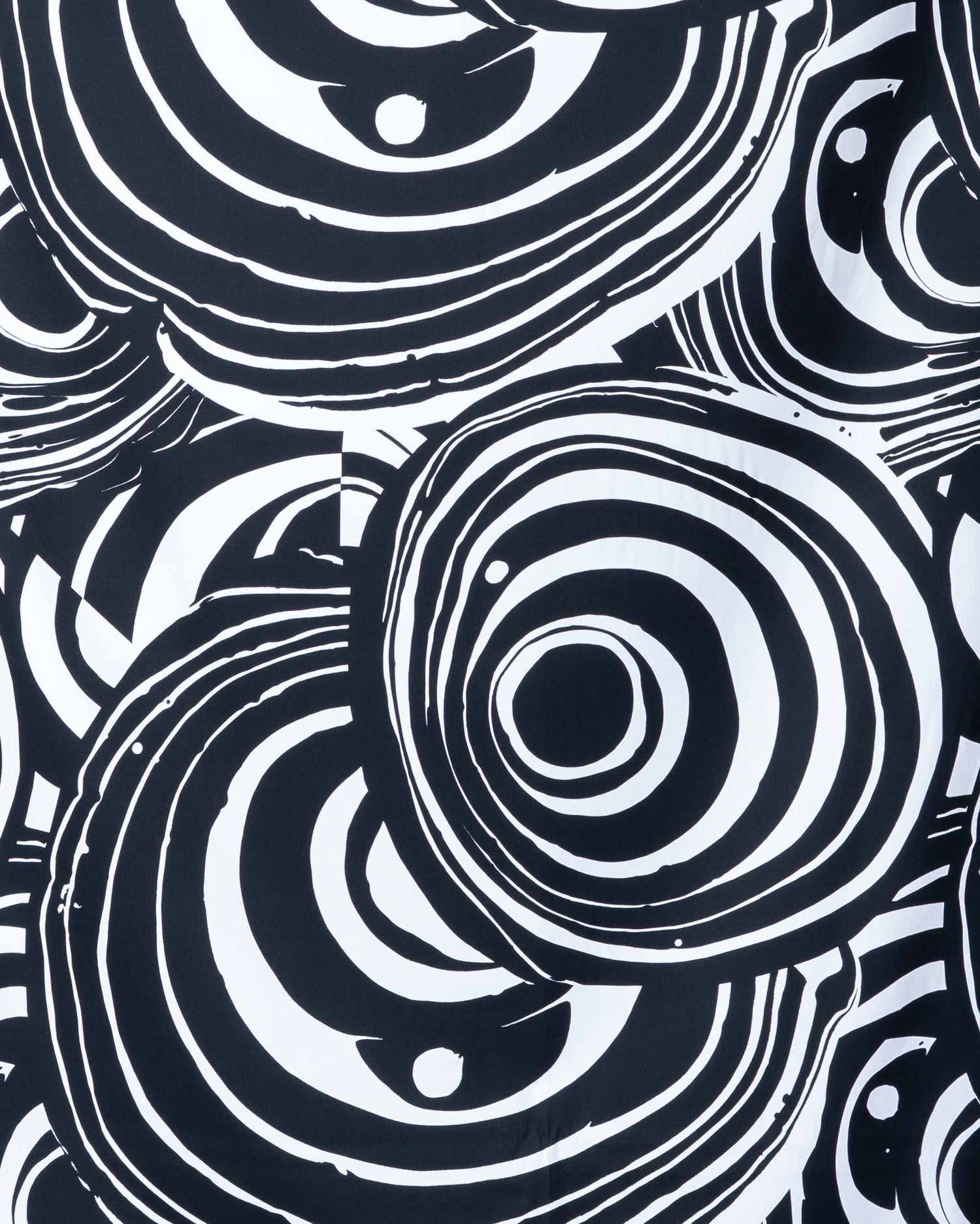 Cotton satin, Ellipsi - black