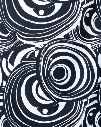 Cotton satin, Ellipsi - black