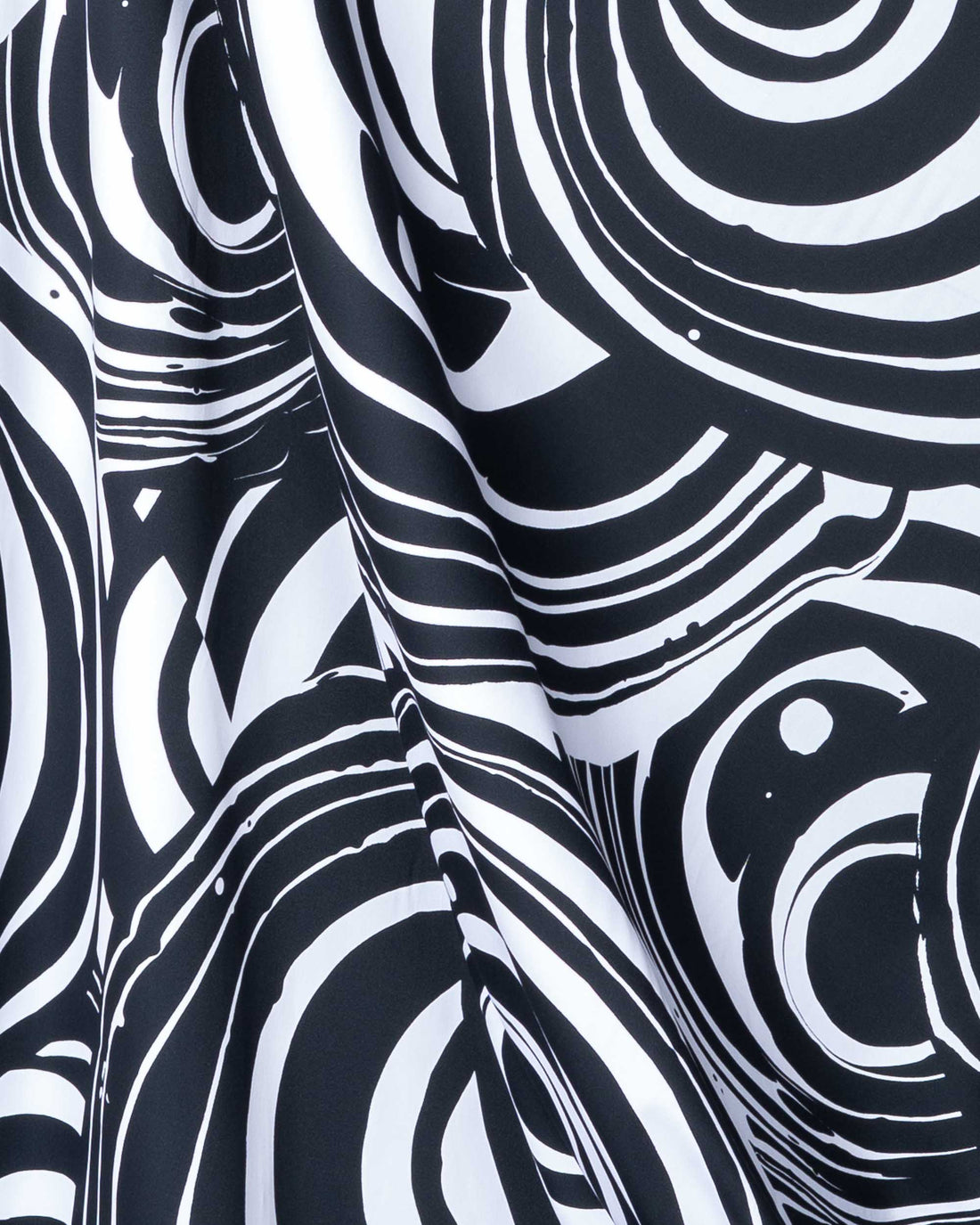 Cotton satin, Ellipsi - black
