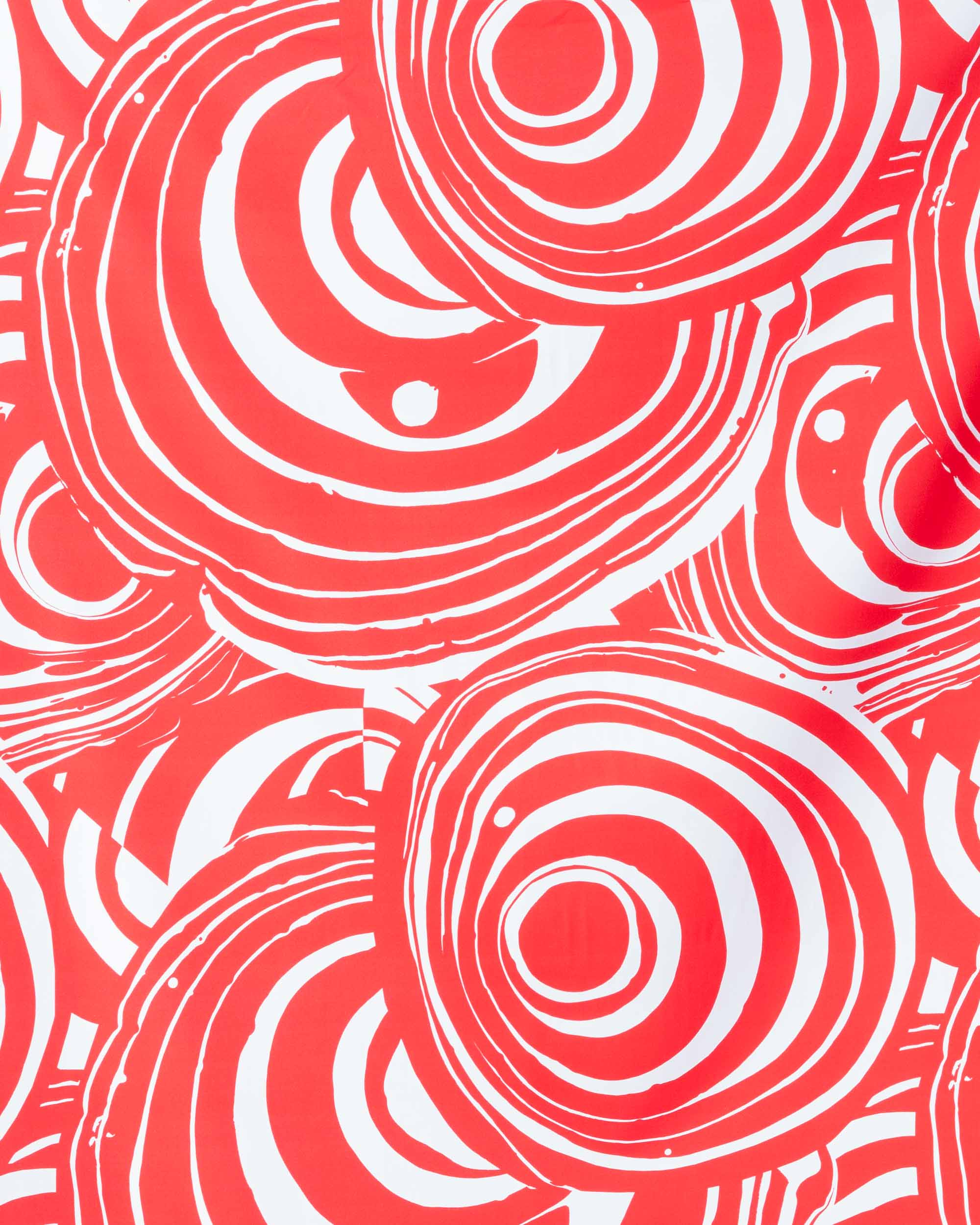 Cotton satin, Ellipsi - red