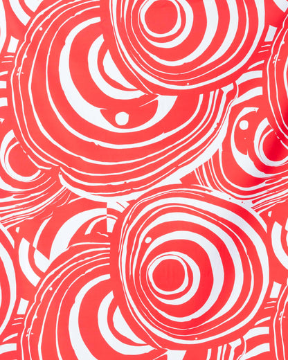 Cotton satin, Ellipsi - red