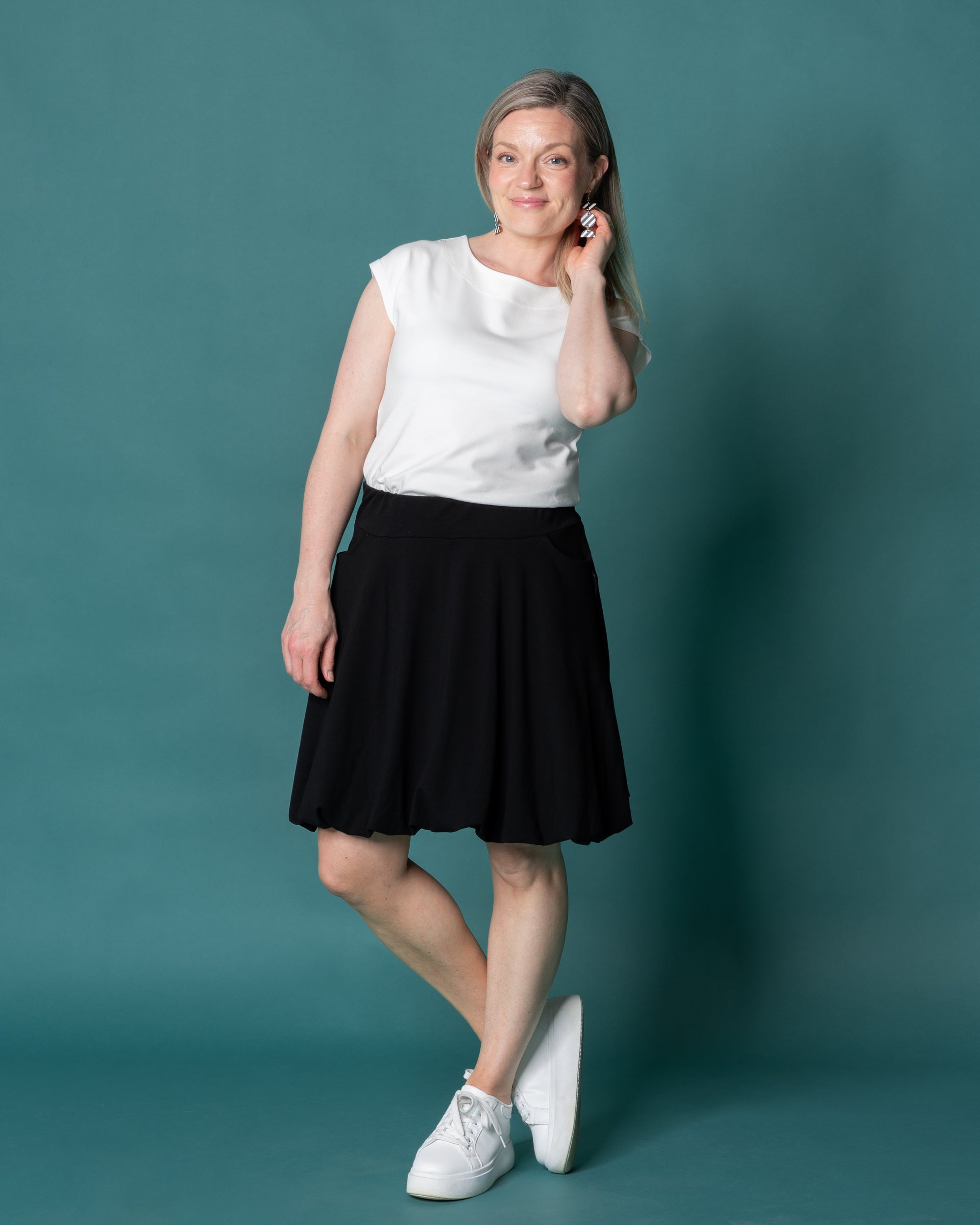 PUFFI skirt, black