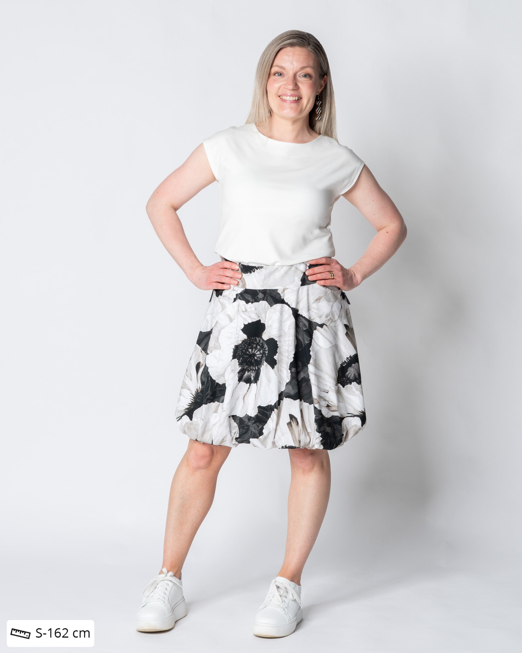 PUFFI skirt, Tuulenkukka - light