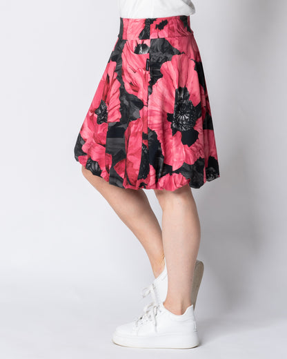 PUFFI skirt, Tuulenkukka - pink