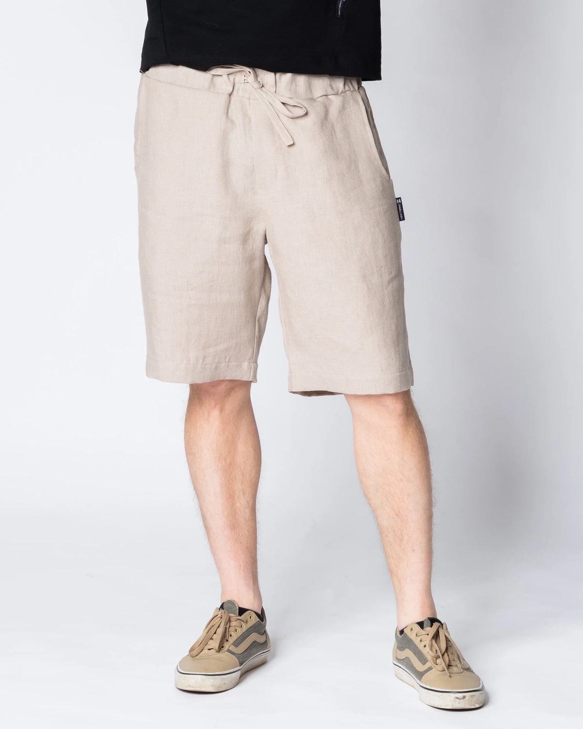 MEN'S LINEN shorts, sand