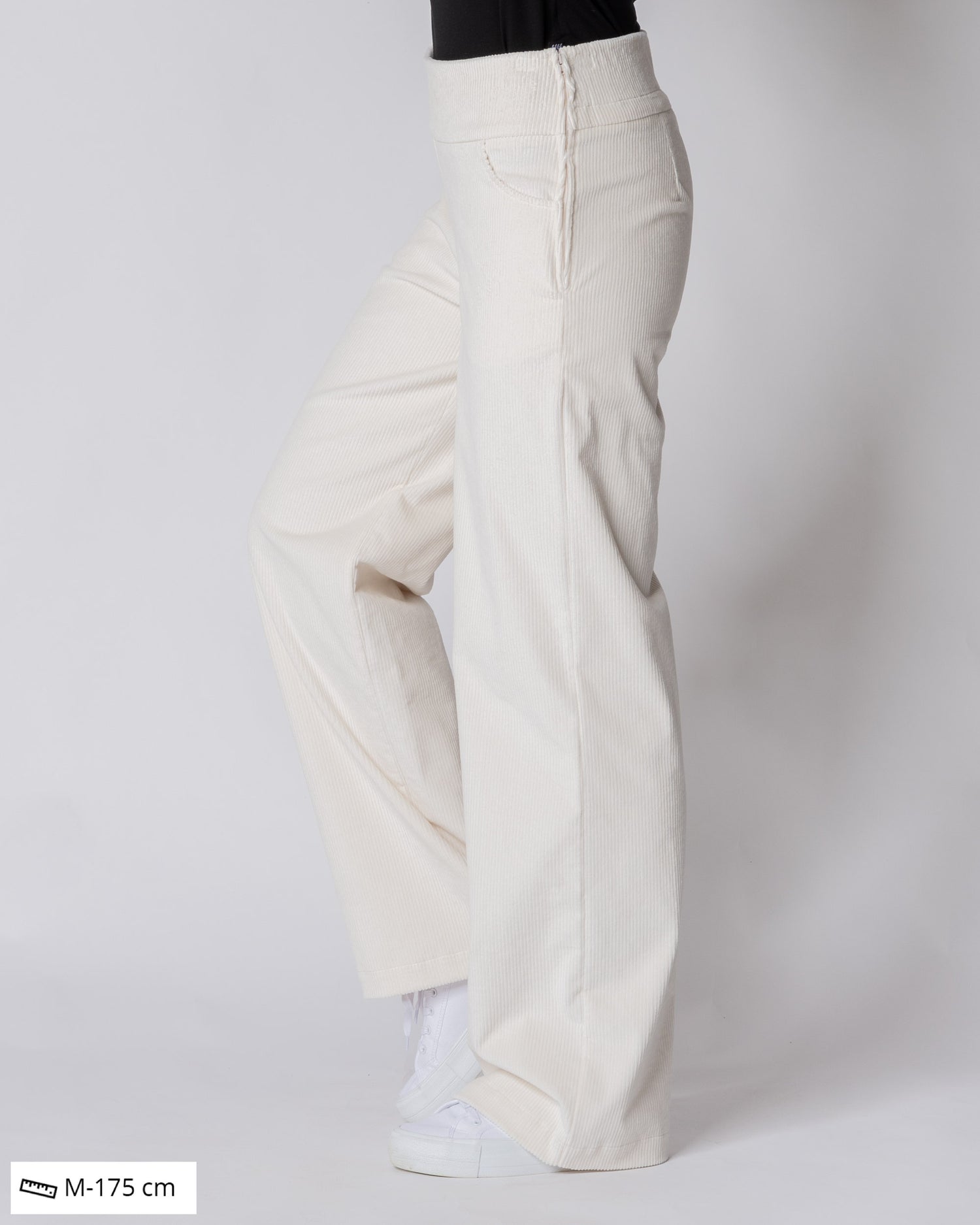 CORDUROY pants - LONG LENGTH, vanilla