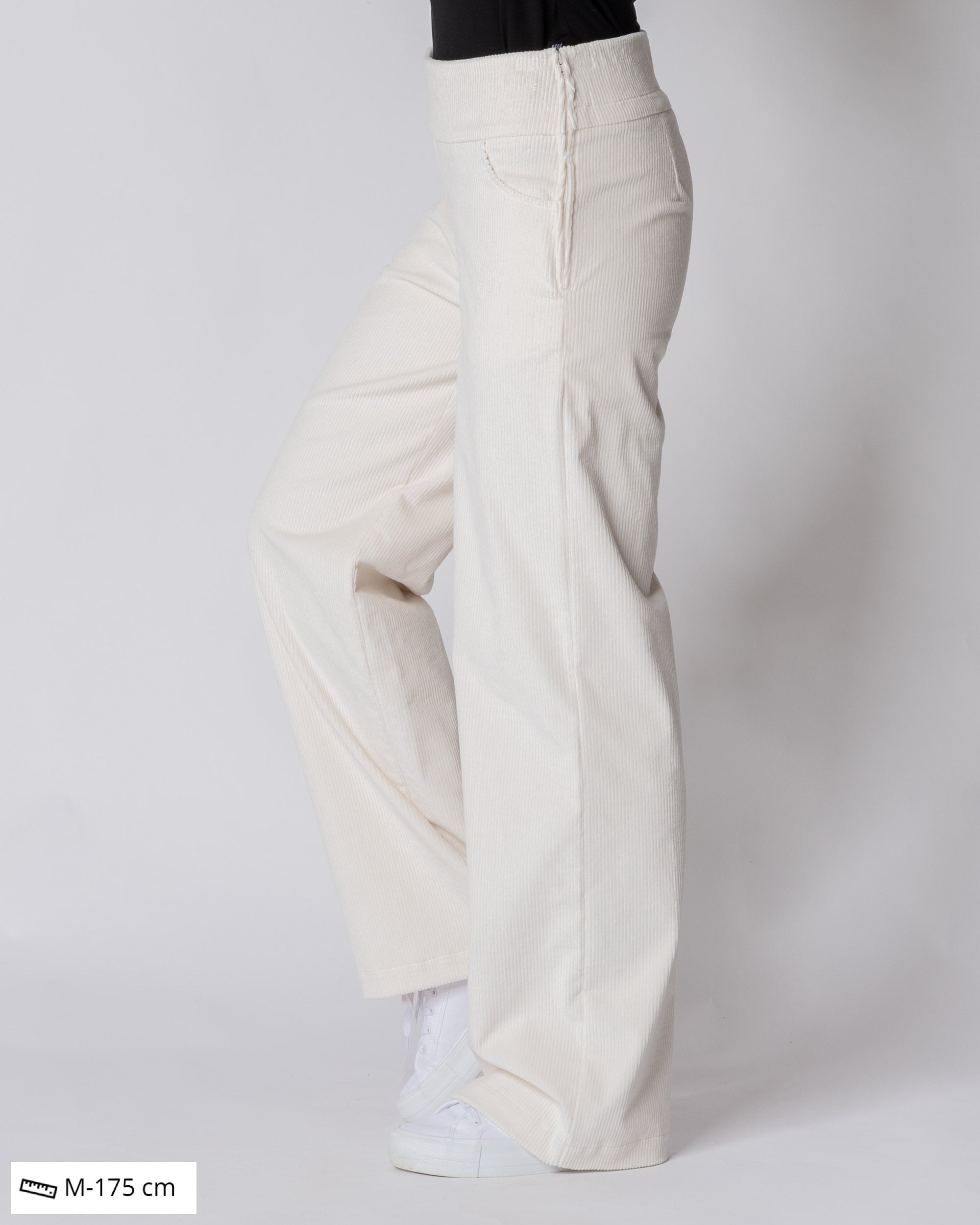 CORDUROY pants - LONG LENGTH, vanilla