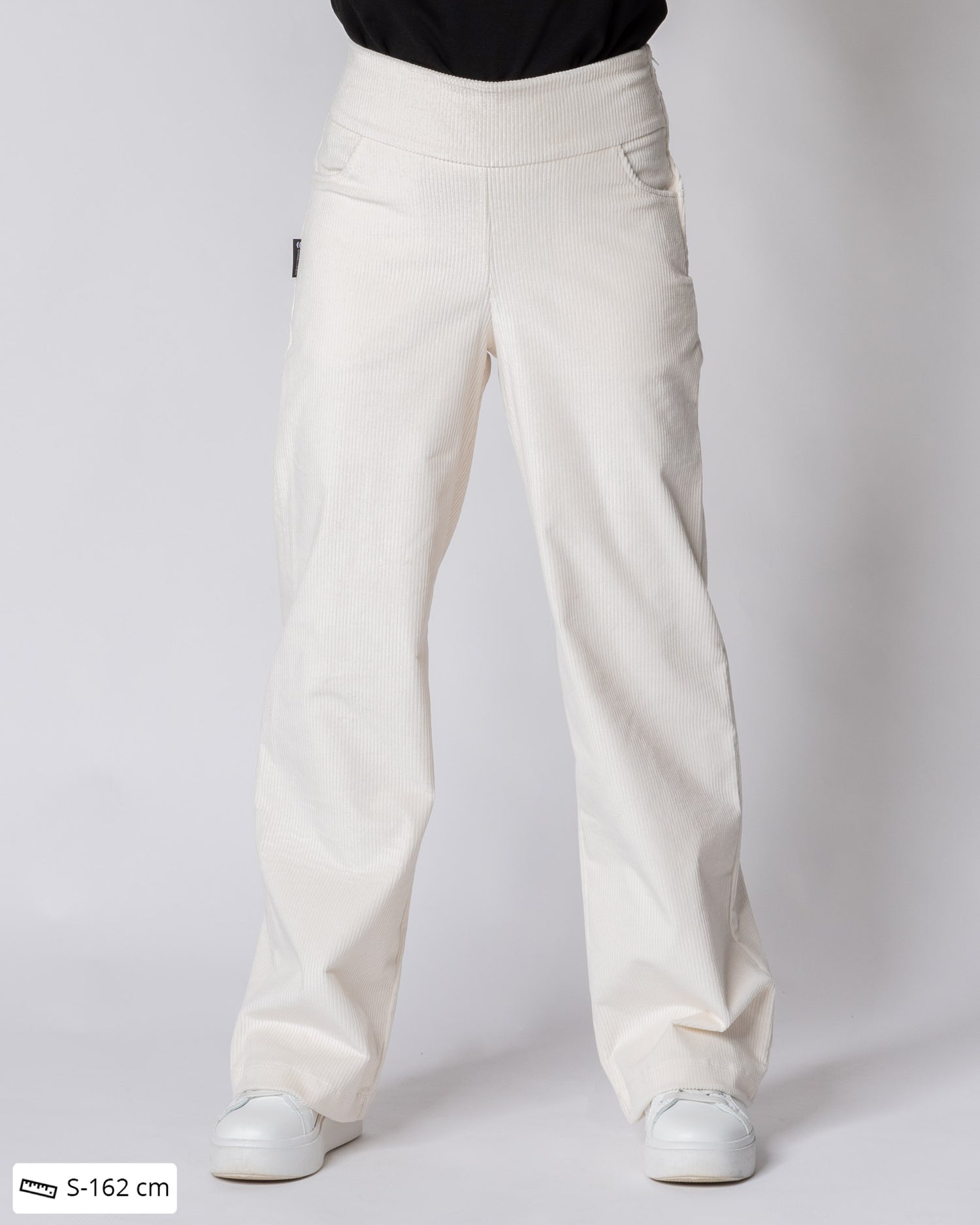 CORDUROY pants - NORMAL LENGTH, vanilla