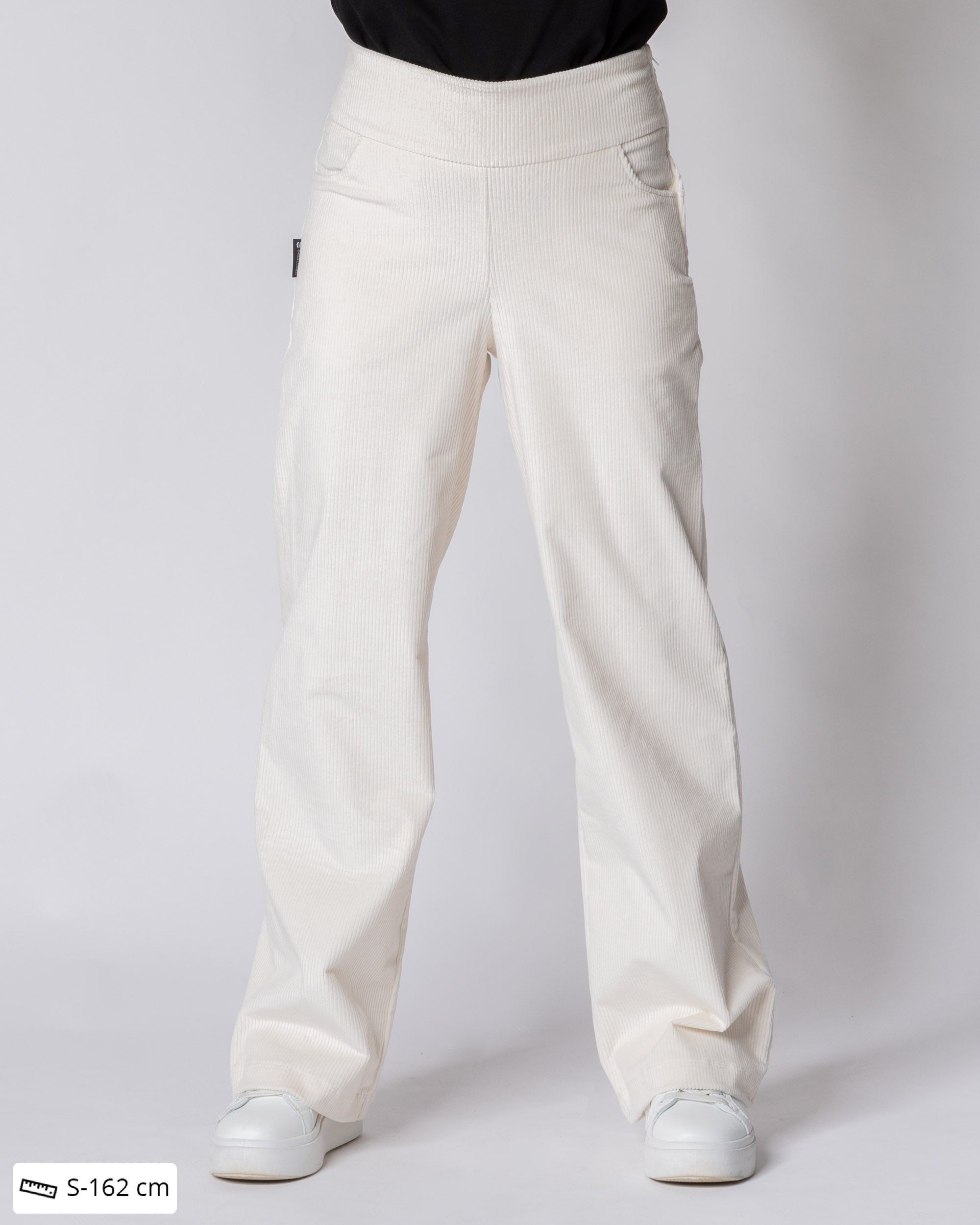 CORDUROY pants - NORMAL LENGTH, vanilla