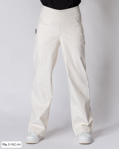CORDUROY pants - NORMAL LENGTH, vanilla