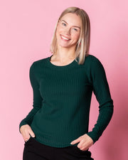 RIBBI shirt, emerald - slight II-quality