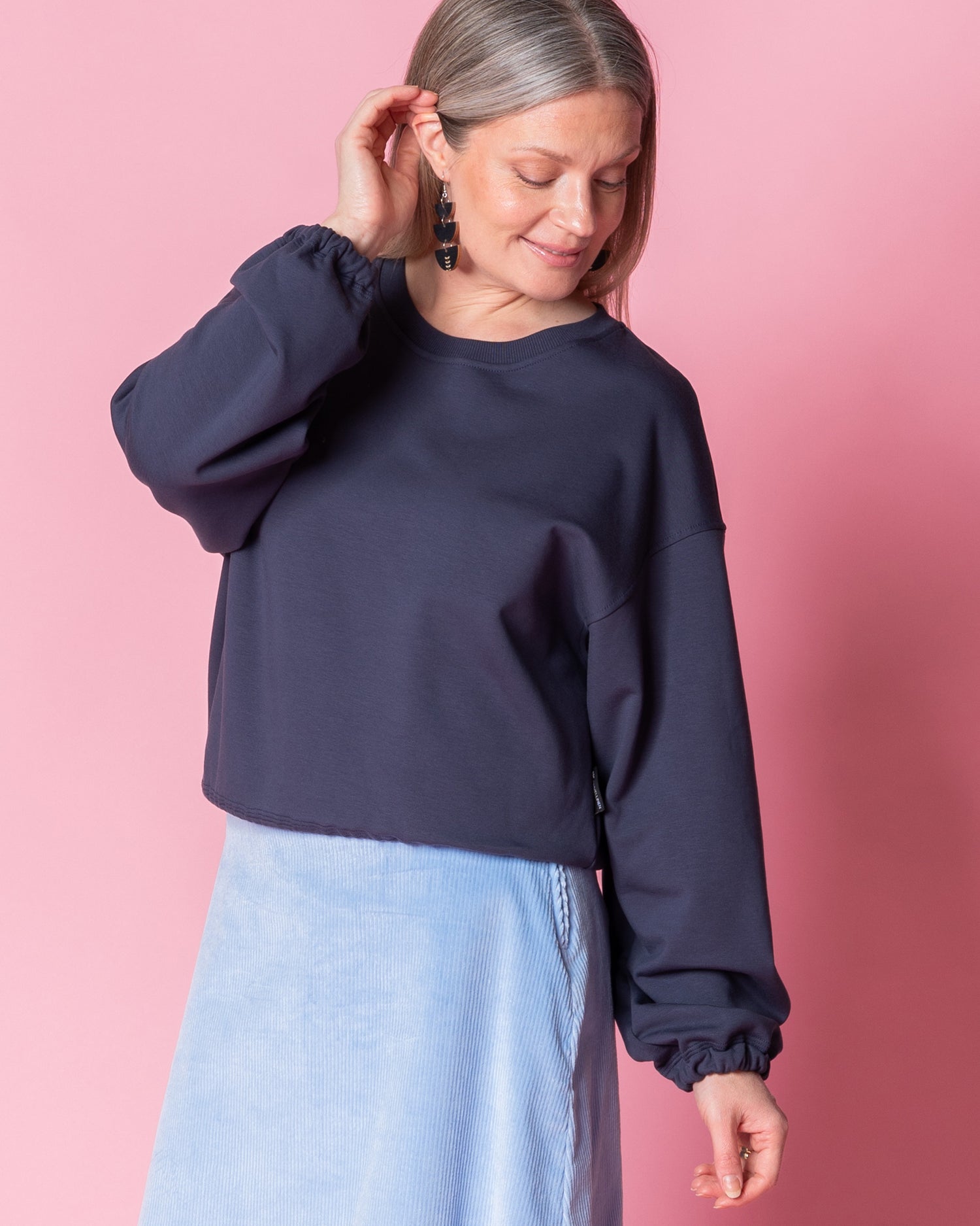 UNELMA college shirt, denim