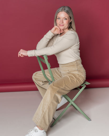 CORDUROY pants - NORMAL LENGTH, grain