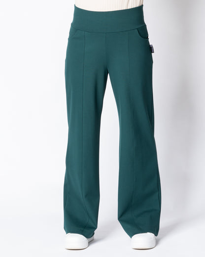 KANTTI pants - NORMAL LENGTH, emerald green