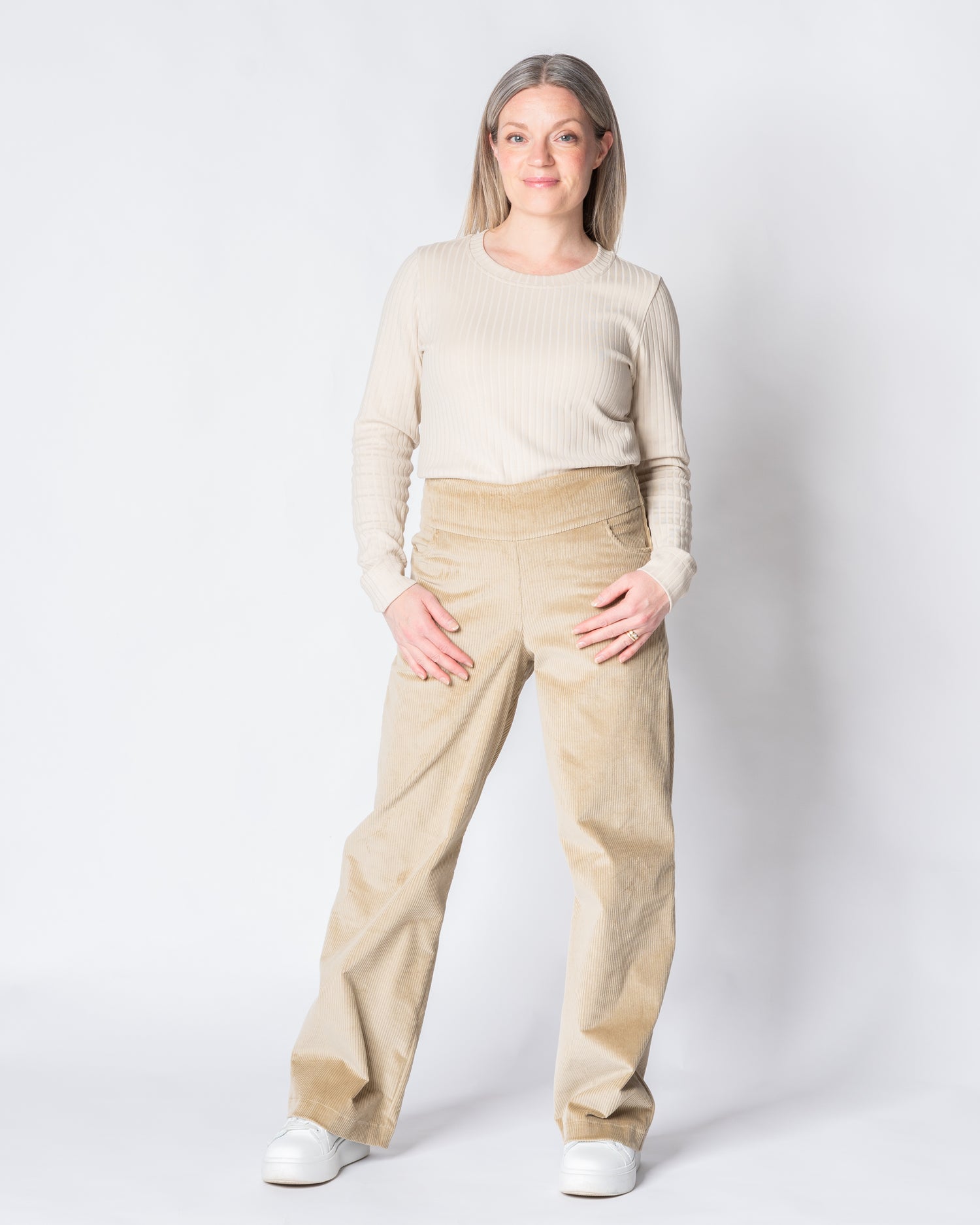 CORDUROY pants - NORMAL LENGTH, grain