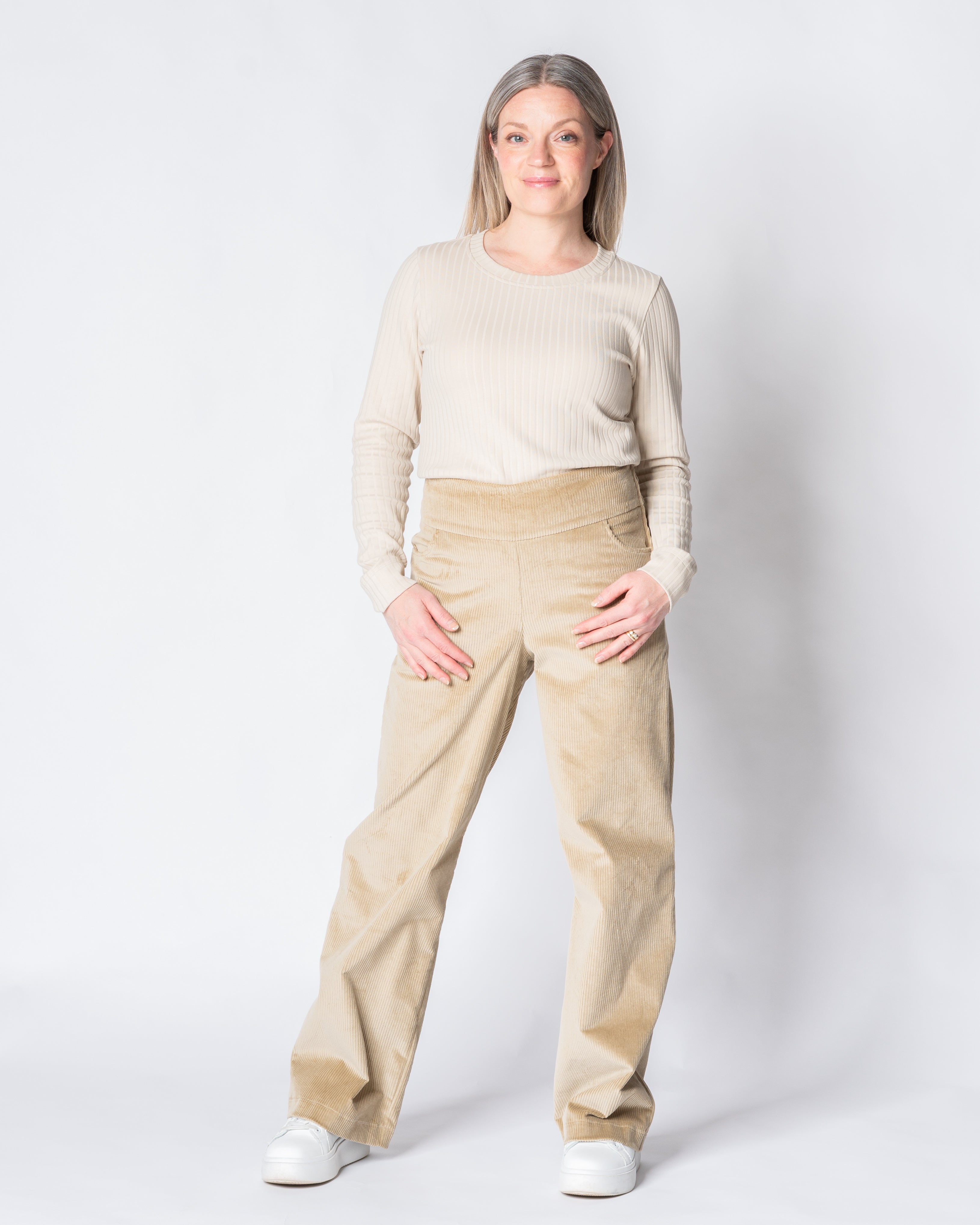 CORDUROY pants - NORMAL LENGTH, grain