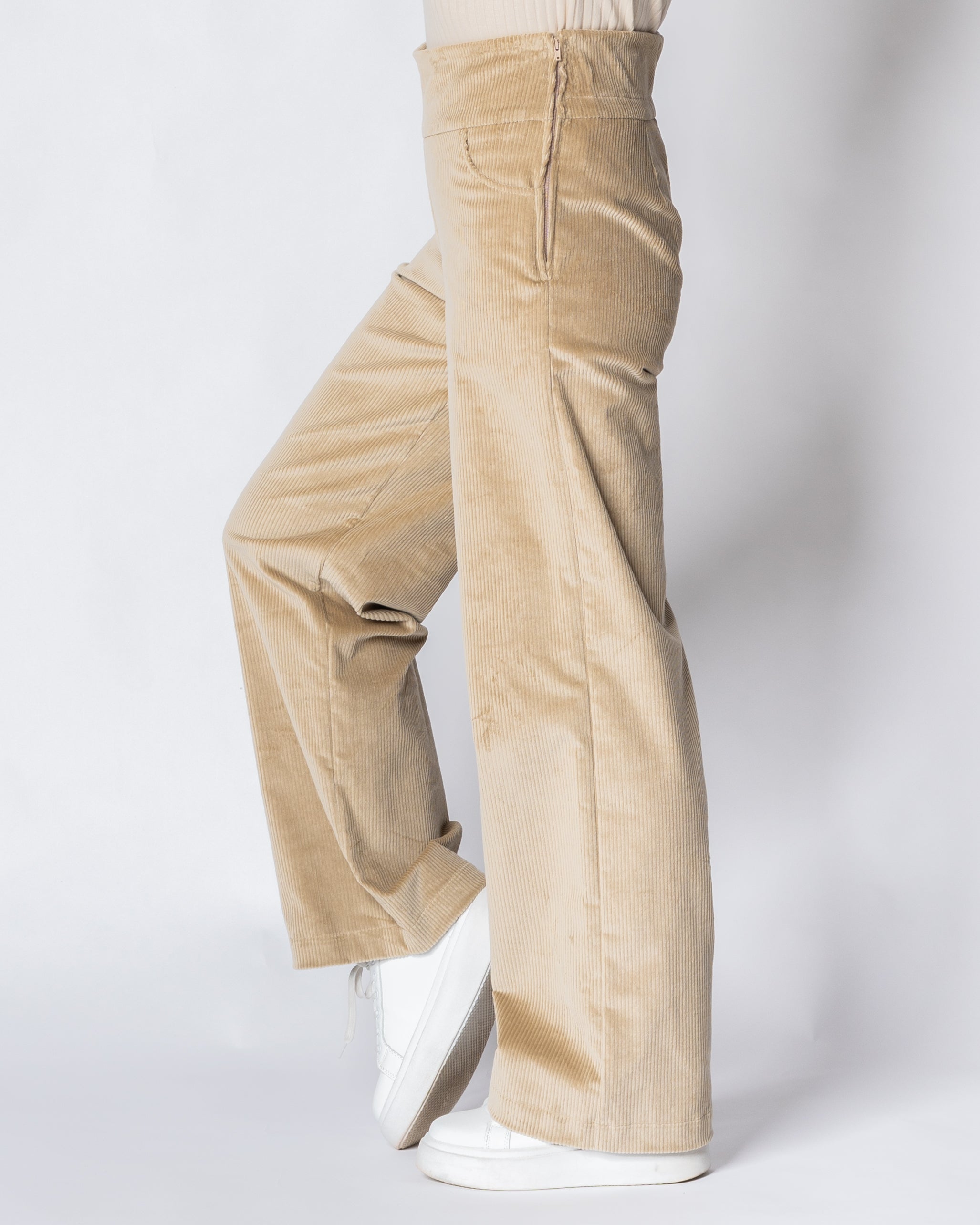 CORDUROY pants - LONG LENGTH, grain