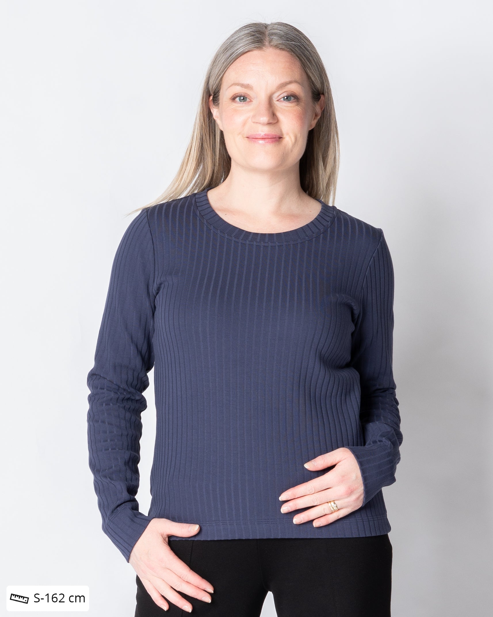 RIBBI shirt, denim blue- slight II-quality