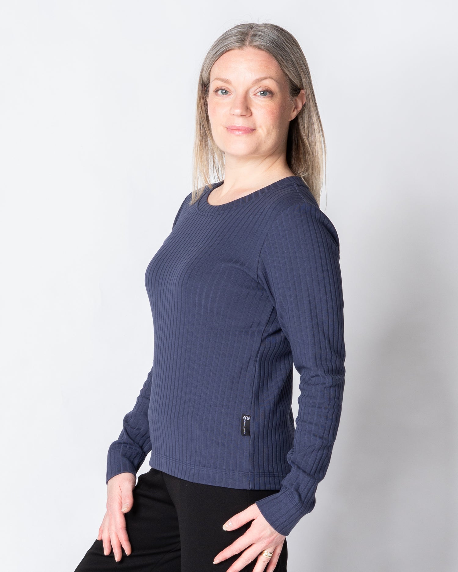 RIBBI shirt, denim blue- slight II-quality