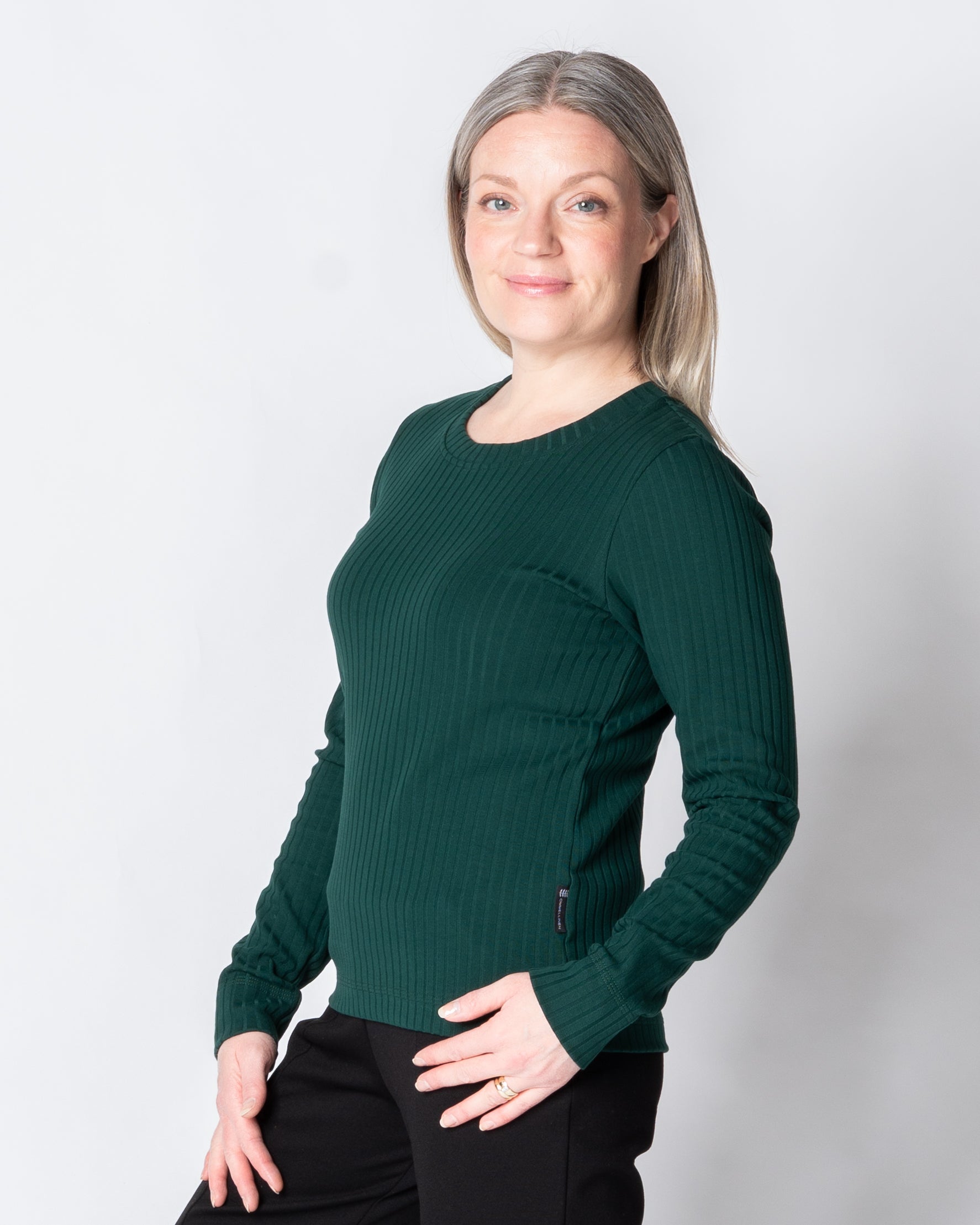 RIBBI shirt, emerald - slight II-quality