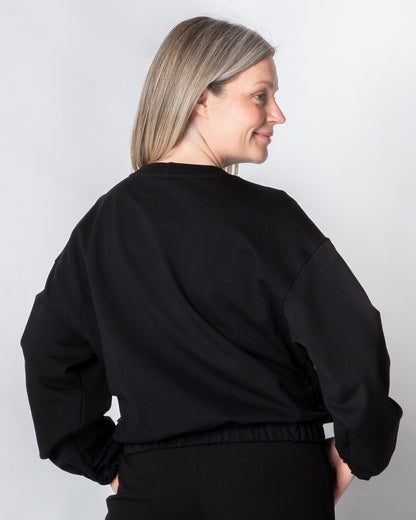 UNELMA college shirt, black