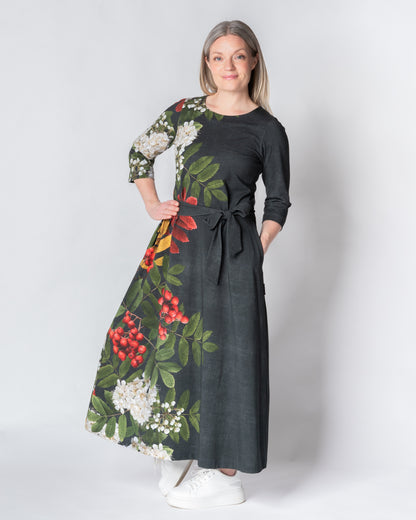 UNELMA dress, Giant pihlaja - grey