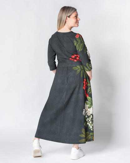 UNELMA dress, Giant pihlaja - grey
