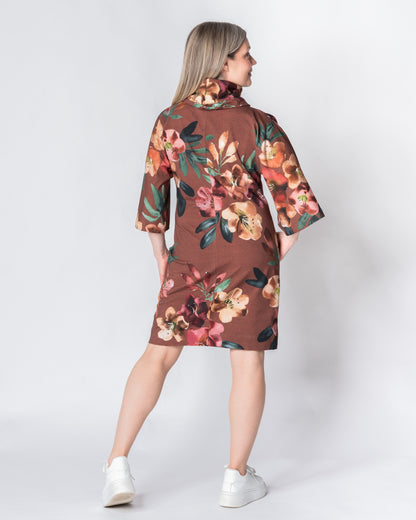HULMU tunic, Alppiruusu - cinnamon
