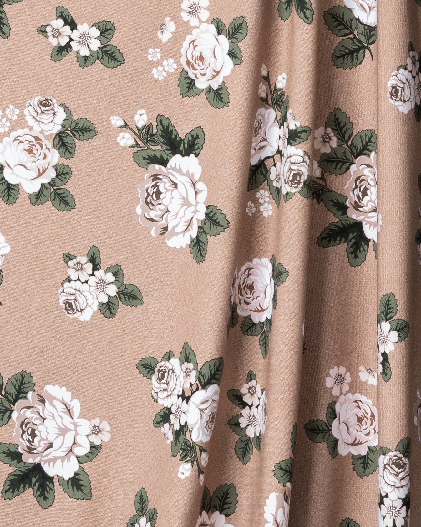 French terry, Babushka Roses - sand