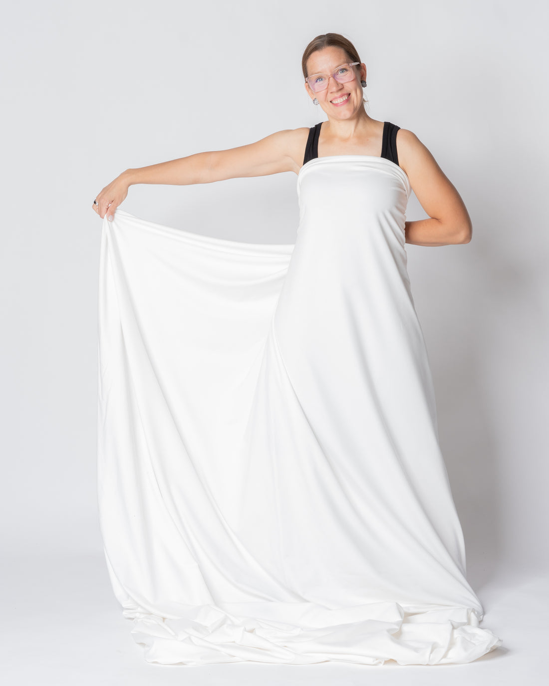 French terry brushed - wide, off white