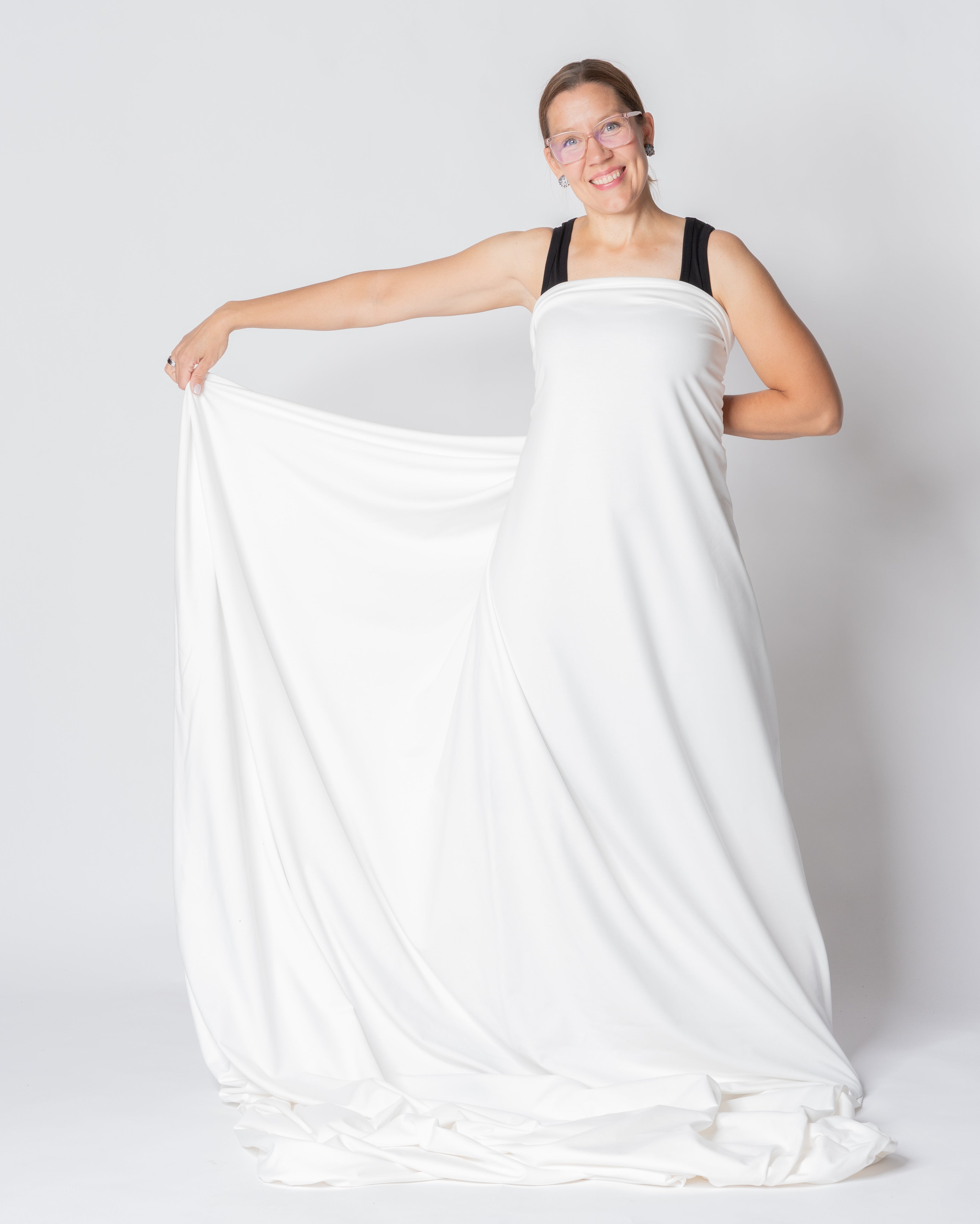 French terry brushed - wide, off white