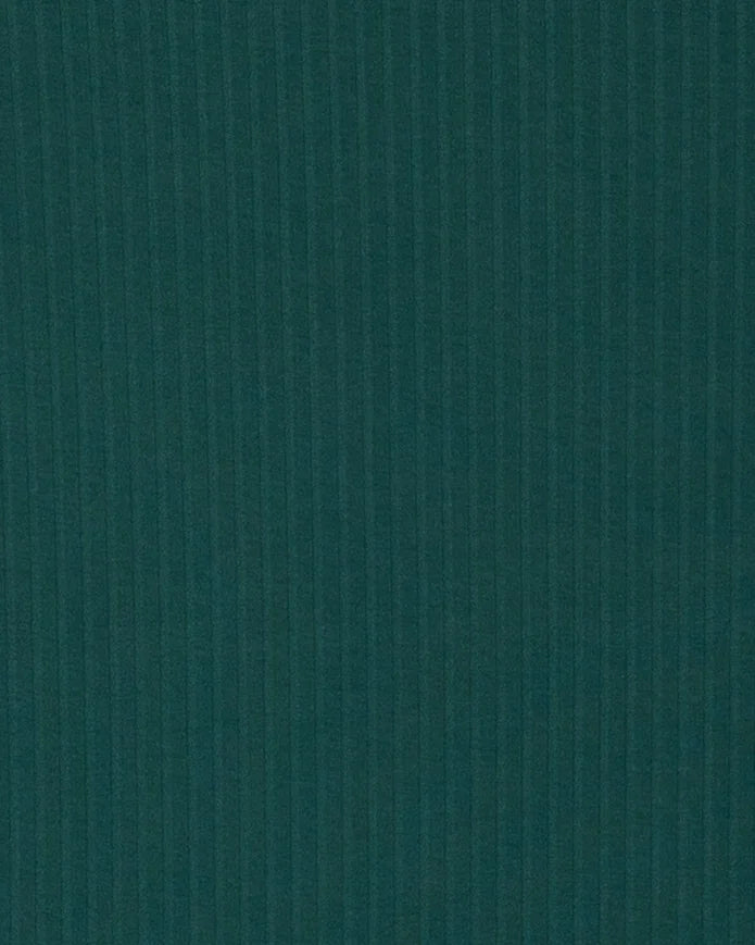 Rib knit, emerald