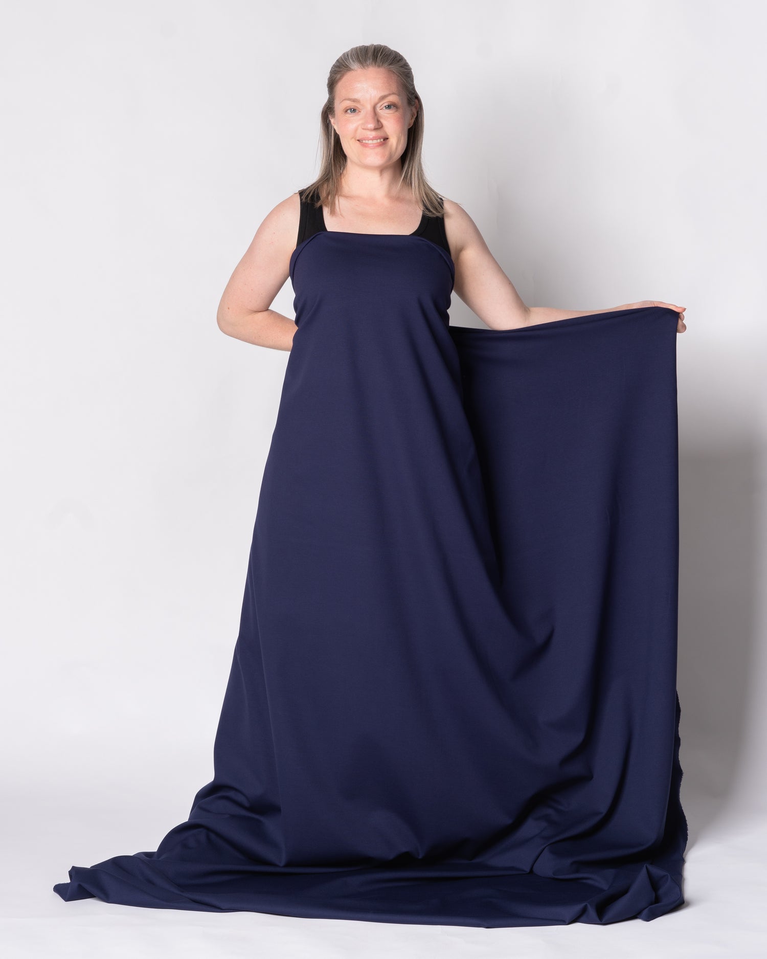 Punto knit, blueberry