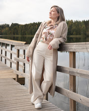 CORDUROY pants - NORMAL LENGTH, vanilla