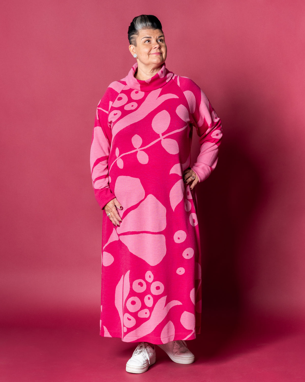 WOOL dress, Kaunotar - pink