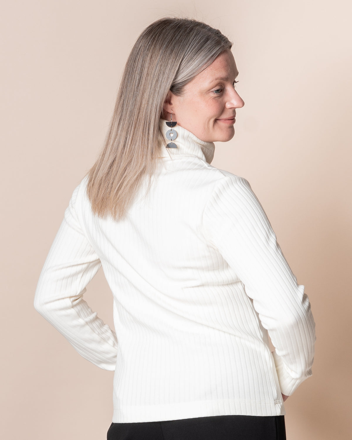 RIBBI polo shirt, off-white
