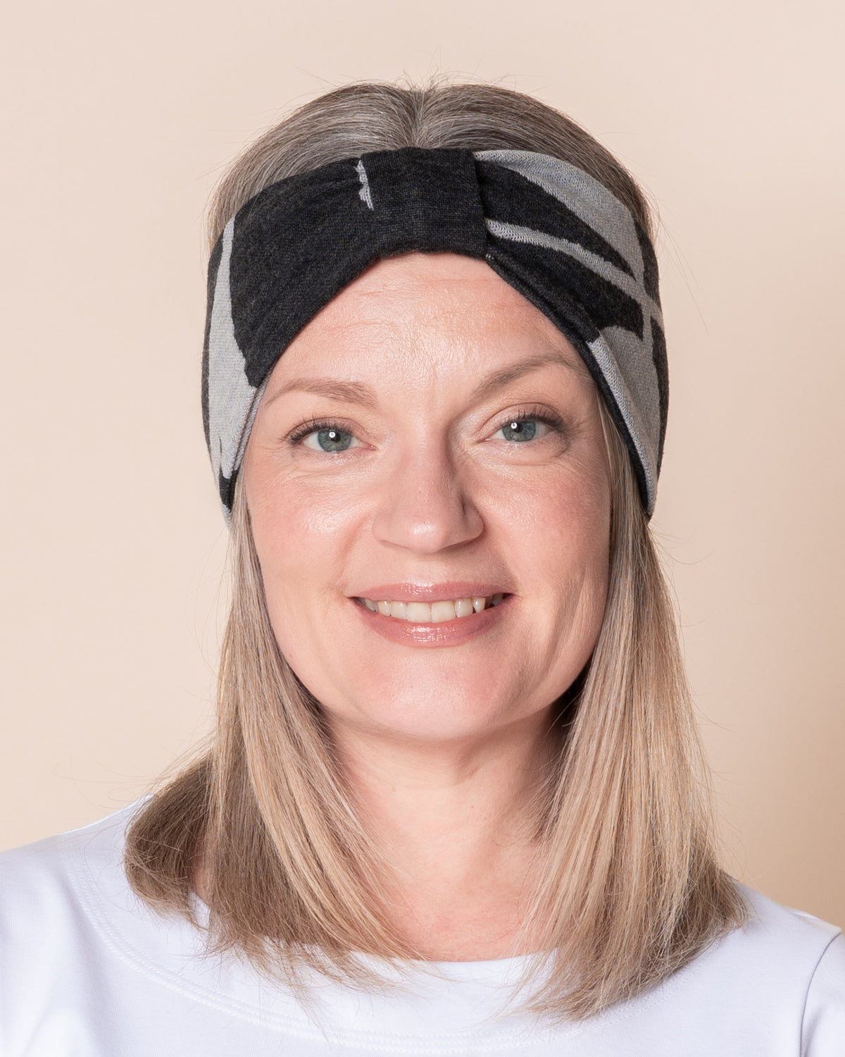 BOW headband, Kaunotar - grey